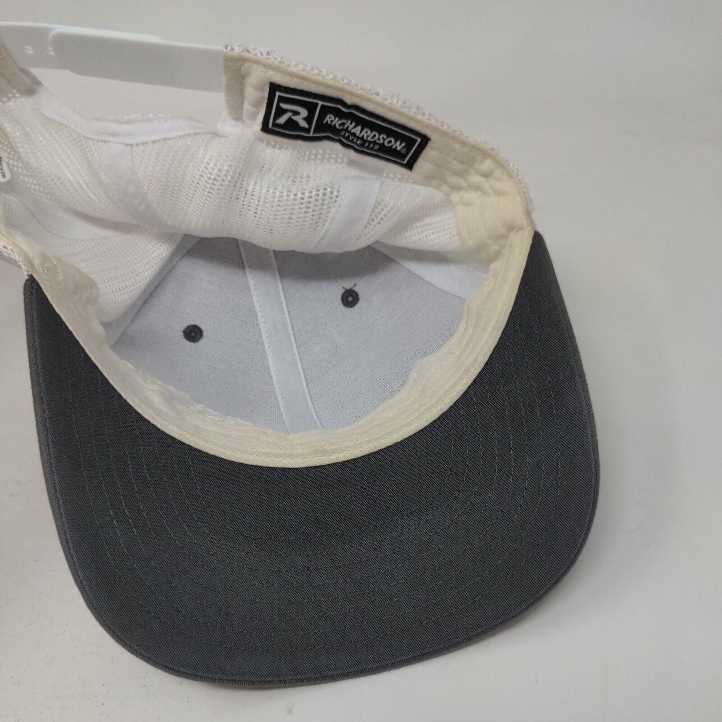 KW Snapback Mesh Back Trucker Hat Gray One Size Embroidered Richardson