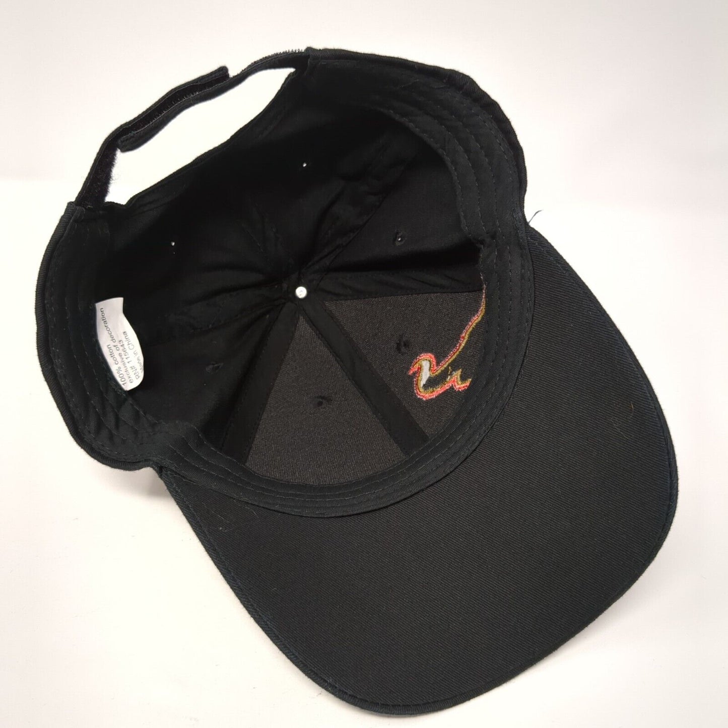8 Seconds Canadian Whisky Strapback Hat Black One Size Embroidered