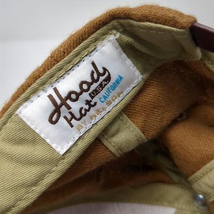 Hood Hat Snapback Brown One Size Idaho Sun Valley Gold Embroidery Wool hat