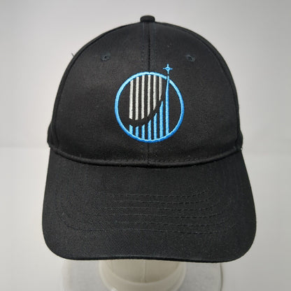Life Surge Snapback Hat Black One Size Adjustable Embroidered 6 Panel