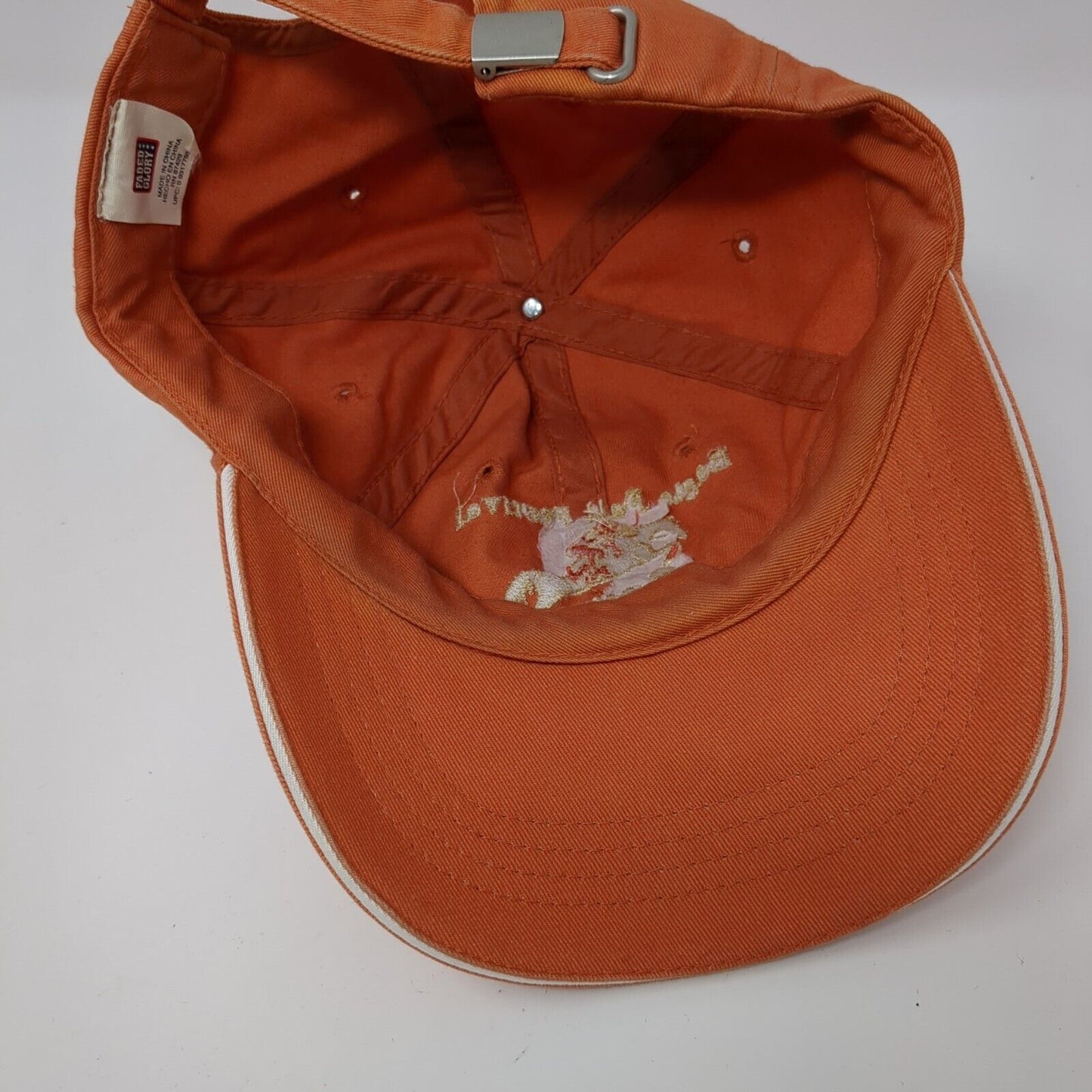 Eagle Fall Festival Slideback Hat Orange One Size 6 Panel Faded Glory