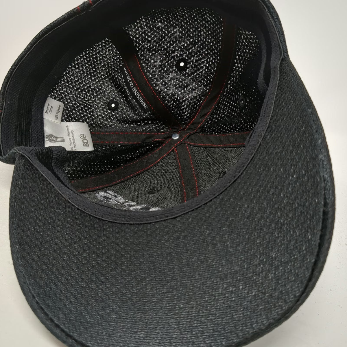 Kenworth Baseball Cap Black One Size The World's Best Red Contrast Stitching Hat