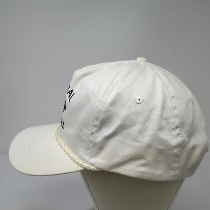 KC 5 Panel White Snapback Official 1998 Shrine Bowl Football Hat Rope Vintage