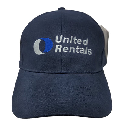 Collegiate USA Men's Strapback Hat Blue Embroidered United Rentals Logo W/Tags