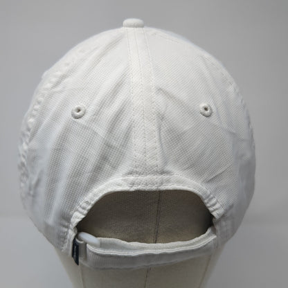 Burger Strapback Baseball Cap White One Size Adjustable Embroidered Imperial