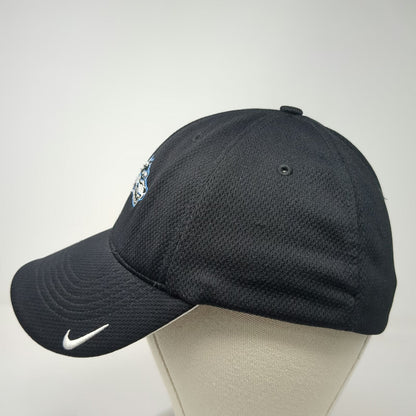 Nike Baseball Cap Black M Fitted Husky Mascot Polyester Mesh Performance Hat