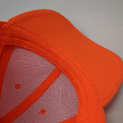 Cabela's Baseball Cap Orange One Size Strapback Adjustable Blaze Hunting Hat
