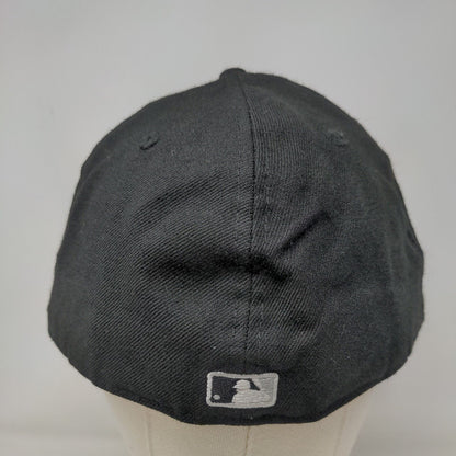 New Era Mens Fitted Hat Black 8 Chicago White Sox Logo World Series 2005 59Fifty