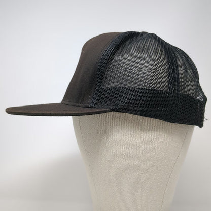 Yupoong Trucker Hat Black One Size Toobs Distribution Mesh Back Snapback Logo