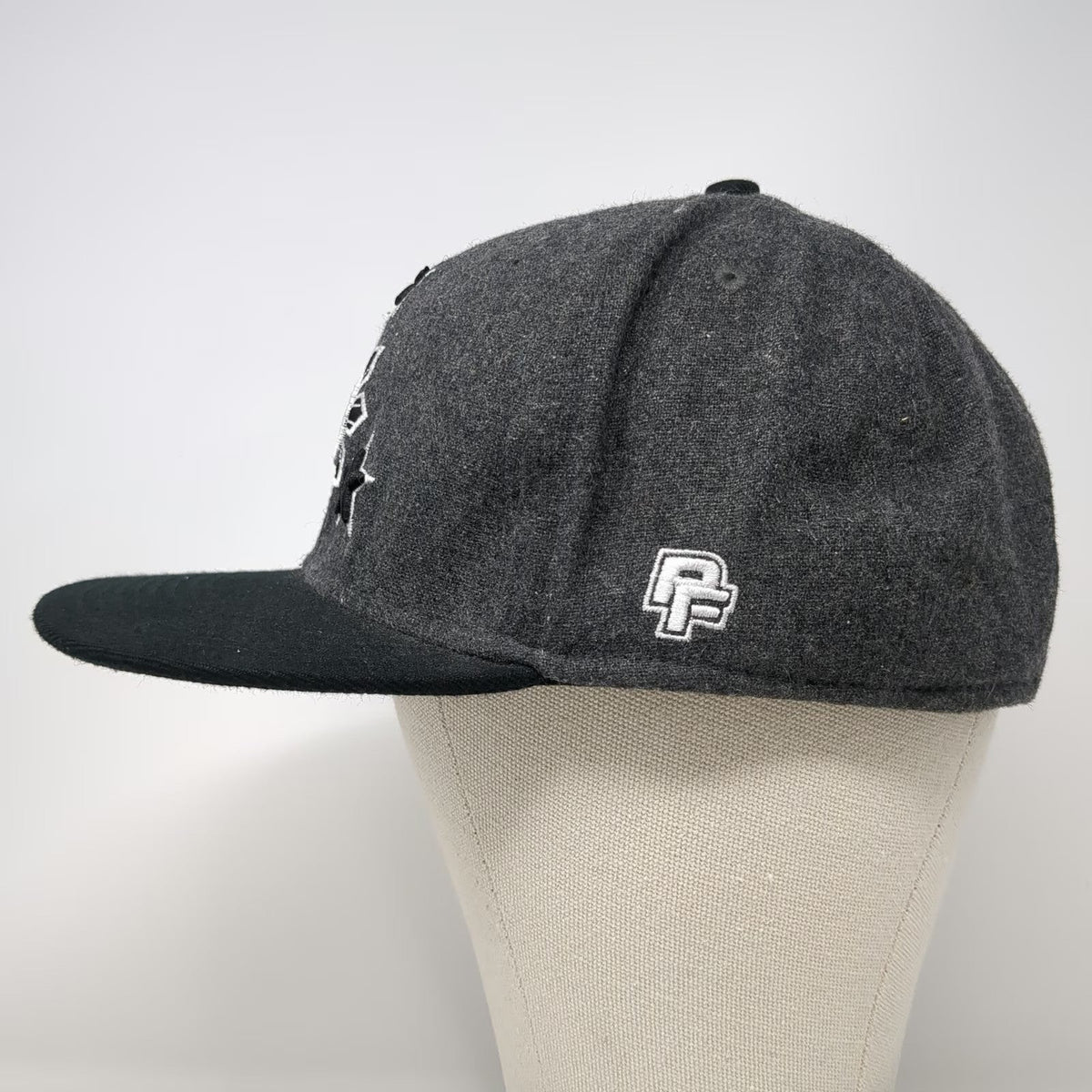 Flip Squad Snapback Hat Gray One Size Philippines Sun Stars 100% Wool Black PF