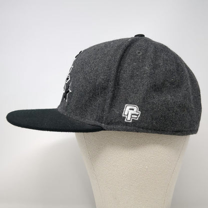 Flip Squad Snapback Hat Gray One Size Philippines Sun Stars 100% Wool Black PF