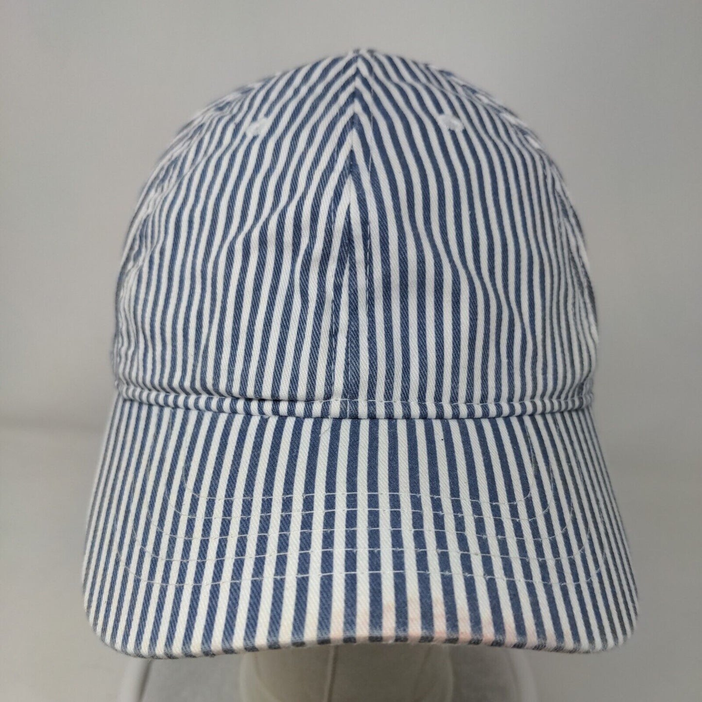 Unbranded Strapback Hat Multicolor Striped Adjustable 6 Panel Blank