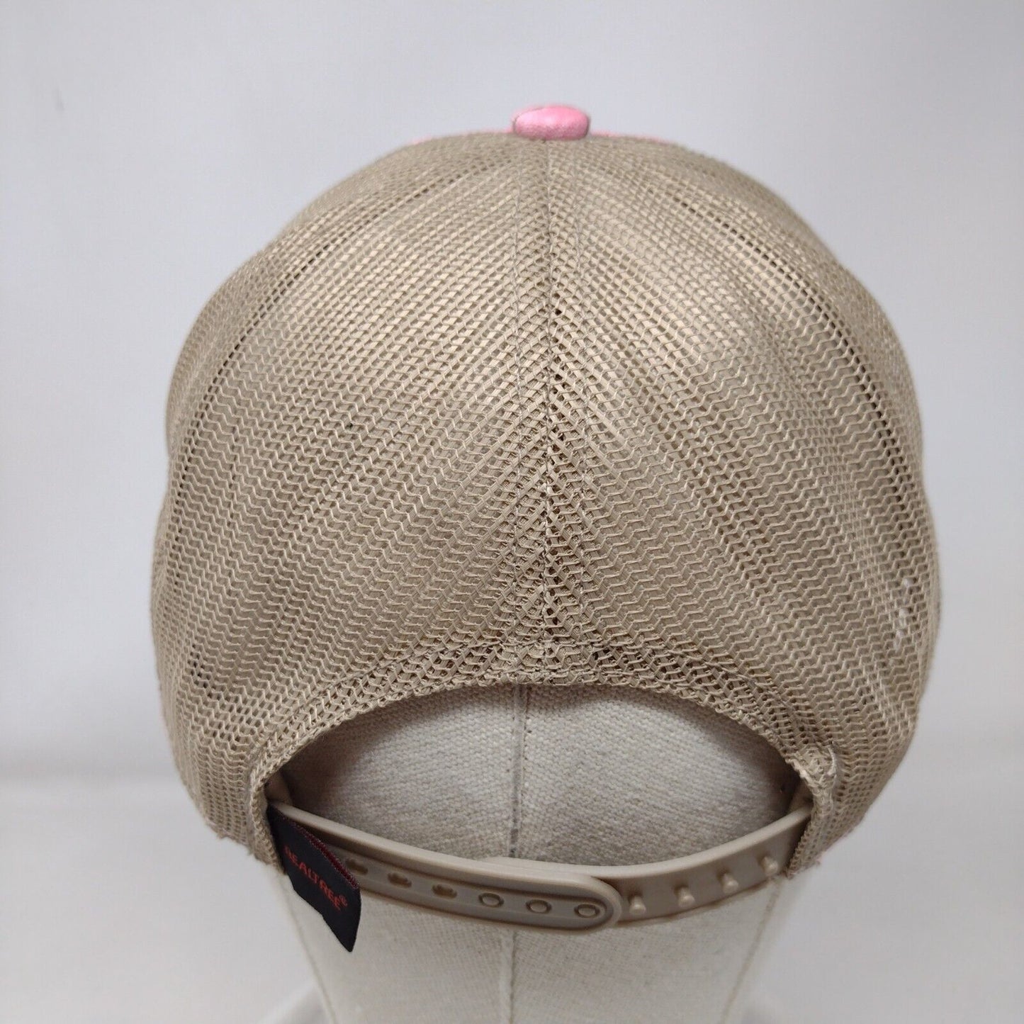 Waha Grill Idaho Snapback Trucker Hat Pink Camouflage OS Adjustable Mesh Back
