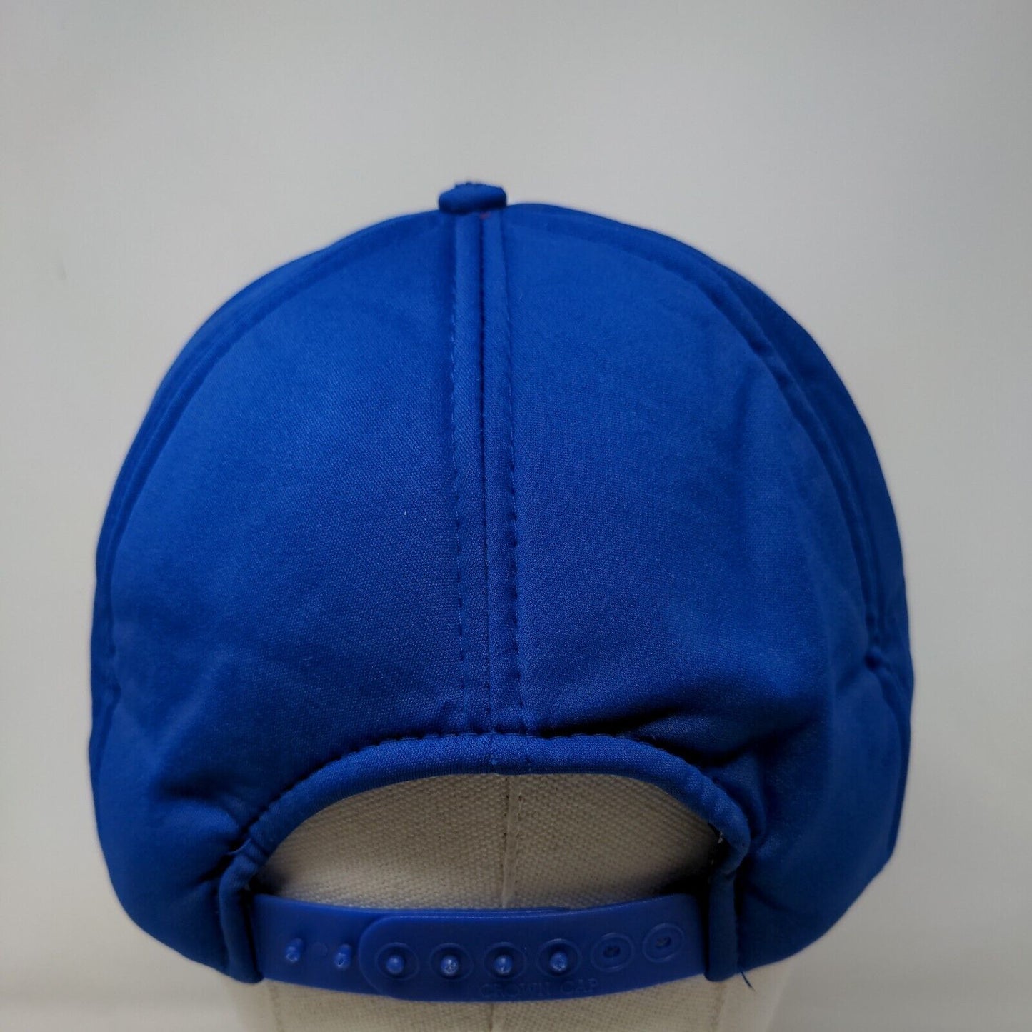 Rainier Snapback Hat Blue OSFA Colorblock Crown Cap Adjustable 5 Panel