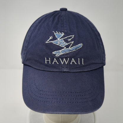 Hawaii Surfing Strapback Hat Blue One Size Adjustable 6 Panel Sansegal