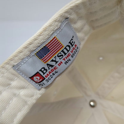 Bayside Baseball Cap Beige One Size Wilkes-Barre VA USA Veteran Hat Strapback