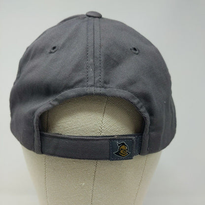 UCF Knights Strapback Hat Gray OSFA Embroidered Logo NCAA Adjustable