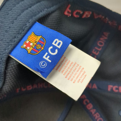 FC Barcelona Soccer-International 5 Panel Blue One Size Hat Perforated Crest