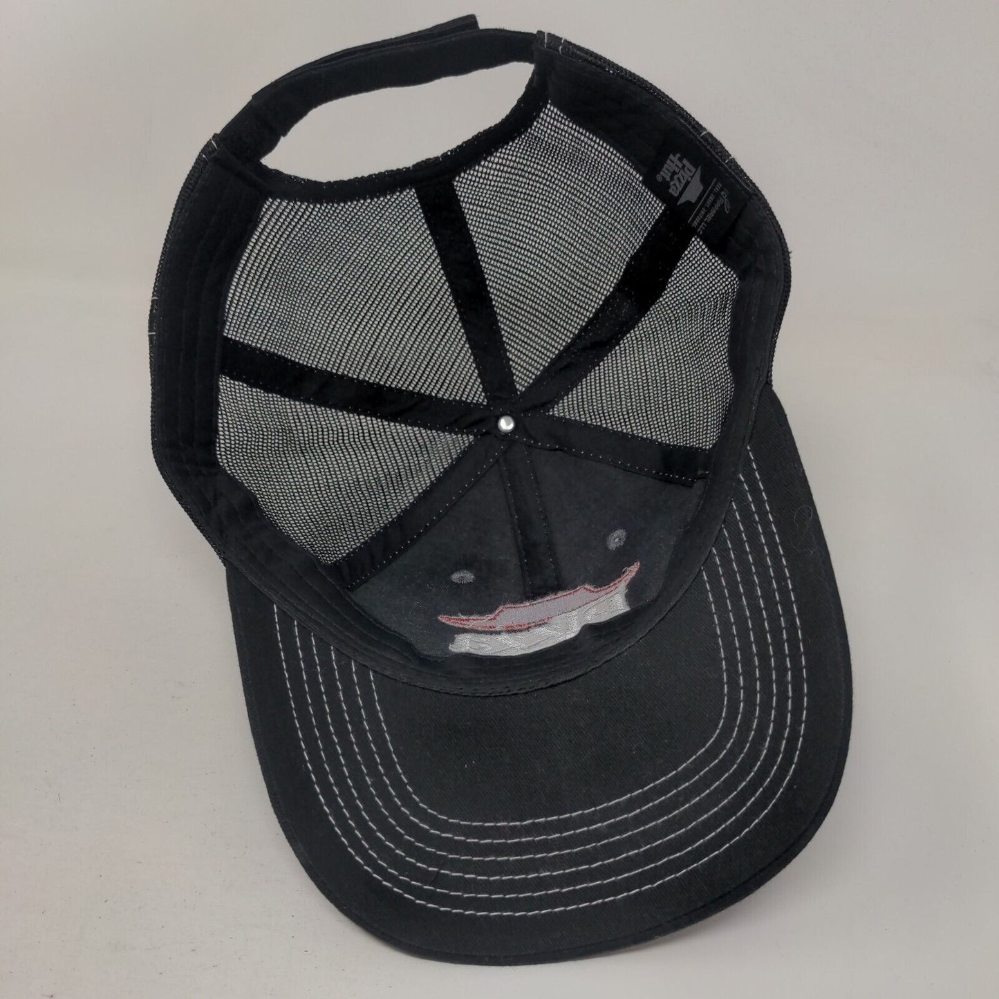 Pizza Hut Strapback Trucker Hat Black OSFA Adjustable Embroidered Employee Crew