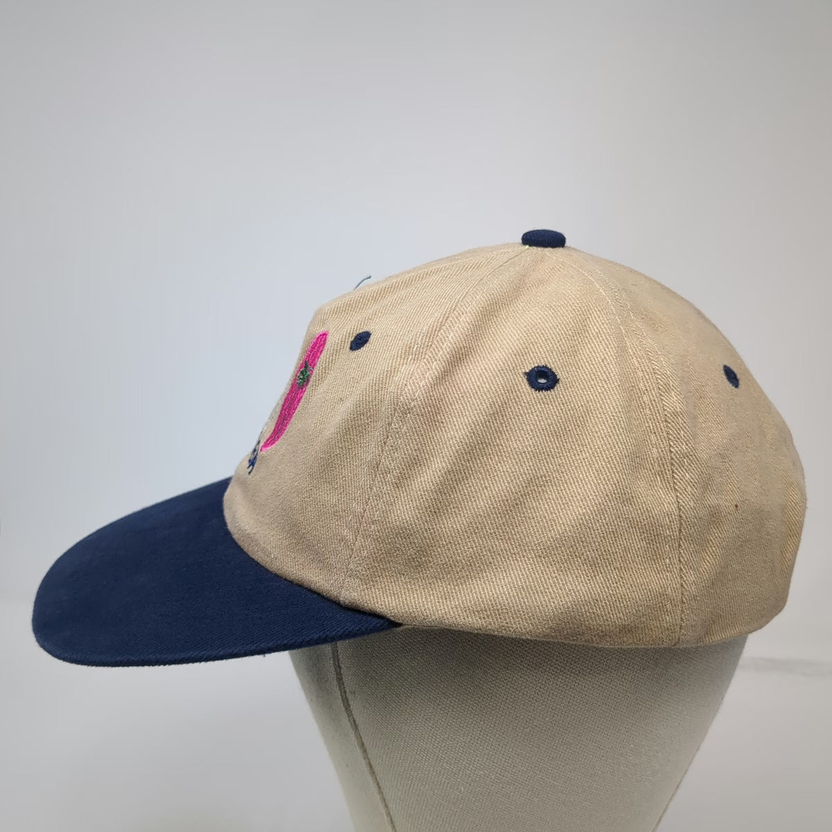 Nissin Cap Baseball Cap Beige Blue One Size Aruba Surfboards Slideback Hat