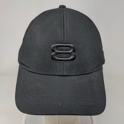 Layer 8 Logo Fitted Hat Black One Size 6 Panel Casual Outdoor