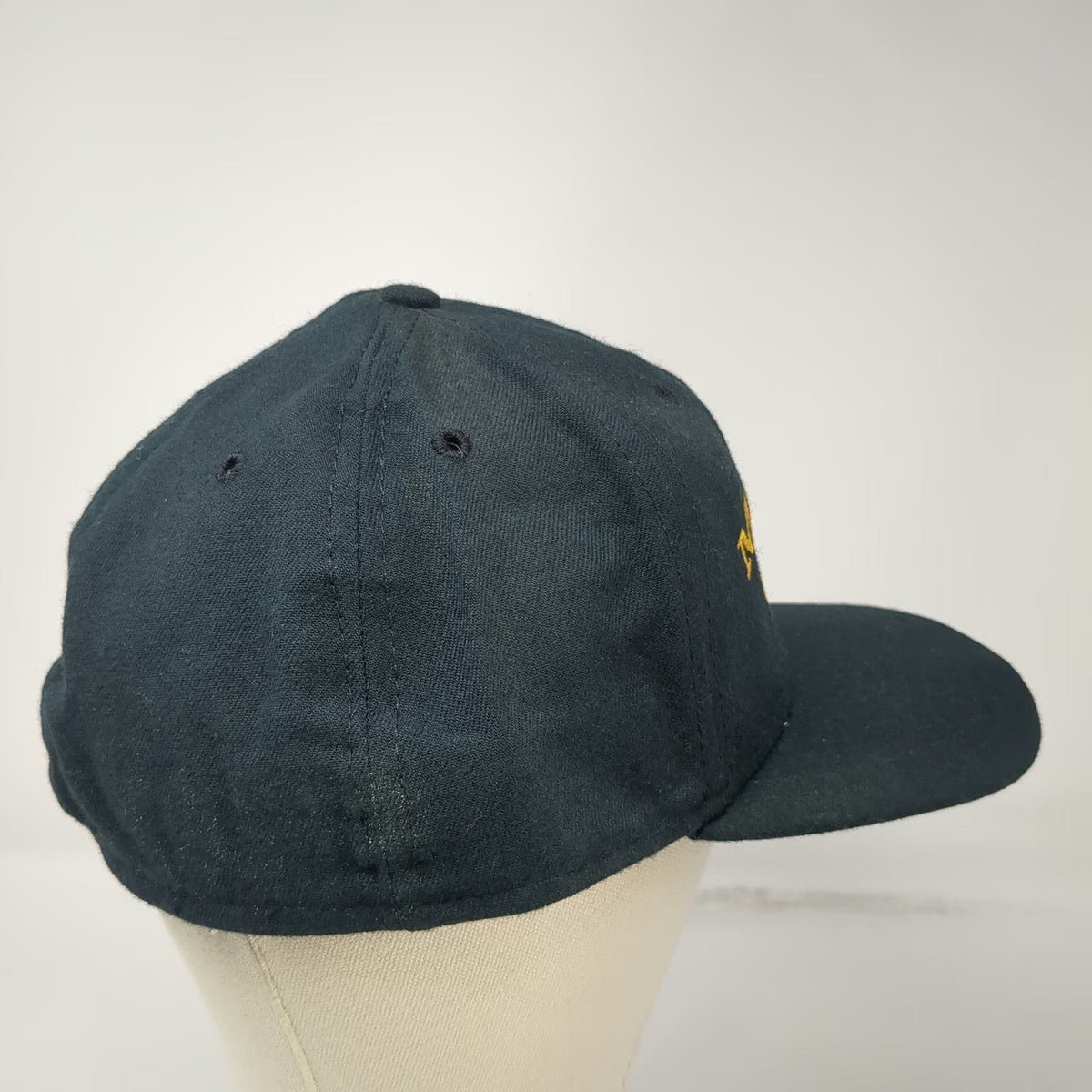 New Era Baseball Cap Blue 7 5/8 Modesto Fire Department Fitted USA Vintage