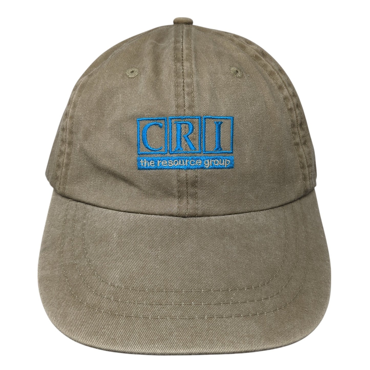 CRI The Resource Group Baseball Cap Brown One Size Adjustable Headshots KC