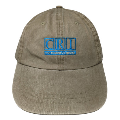 CRI The Resource Group Baseball Cap Brown One Size Adjustable Headshots KC