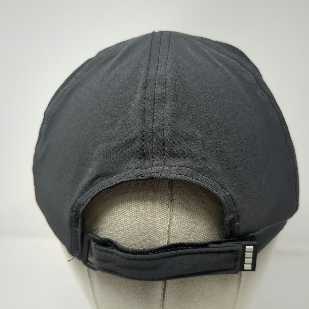 Capelli Sport Baseball Cap Gray One Size Strapback Mesh Vents Performance hat
