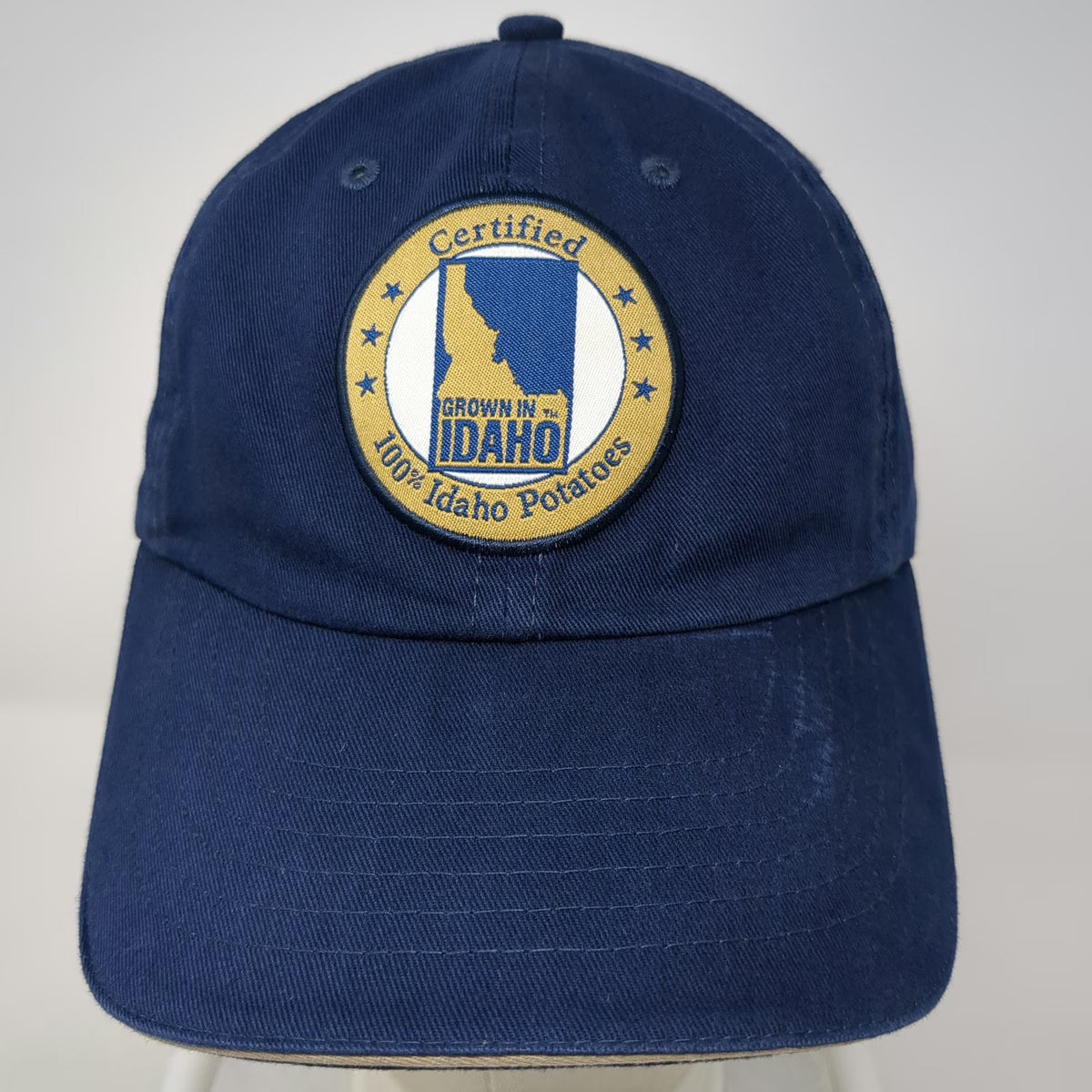 Promo Shop Idaho Potatoes Patch Blue One Size Baseball Cap Cotton Strapback Hat