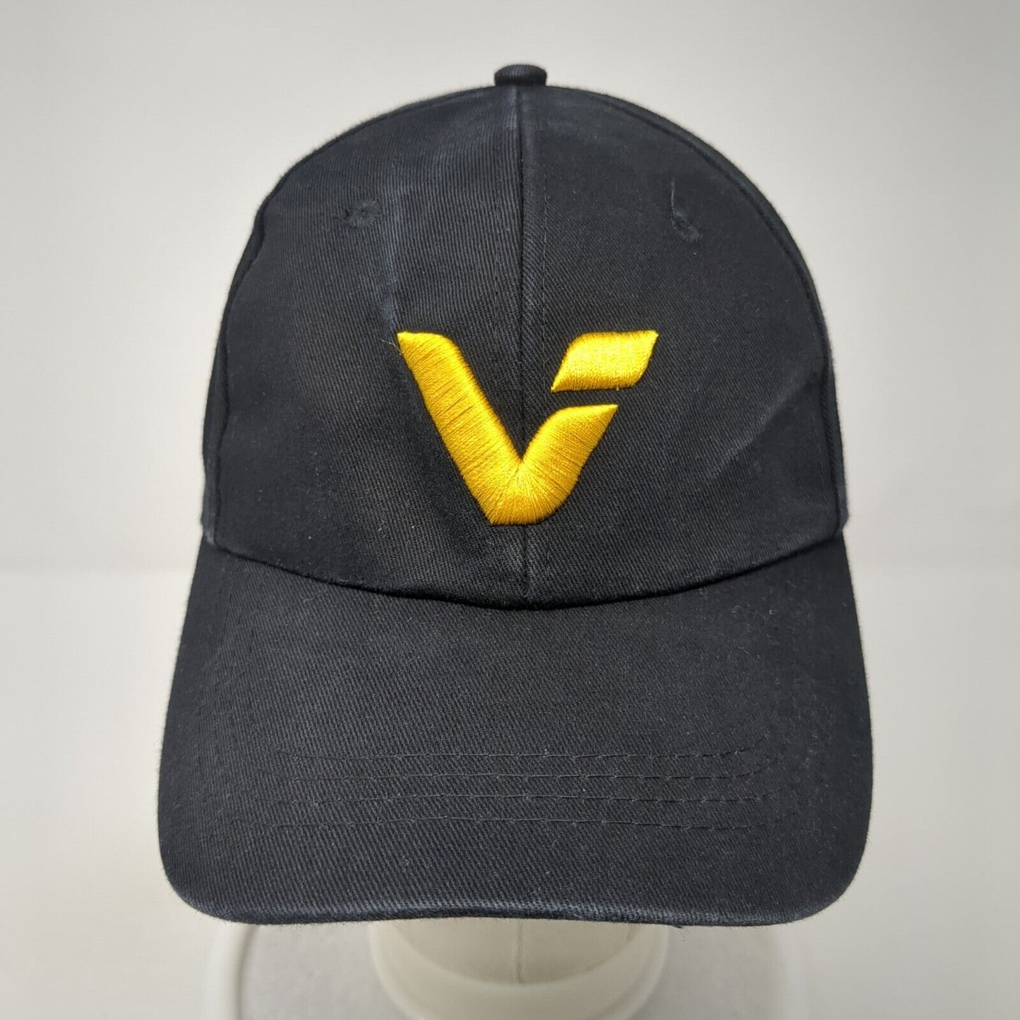 Van Thinh Rest Stop Slideback Hat Black One Size Adjustable Embroidered