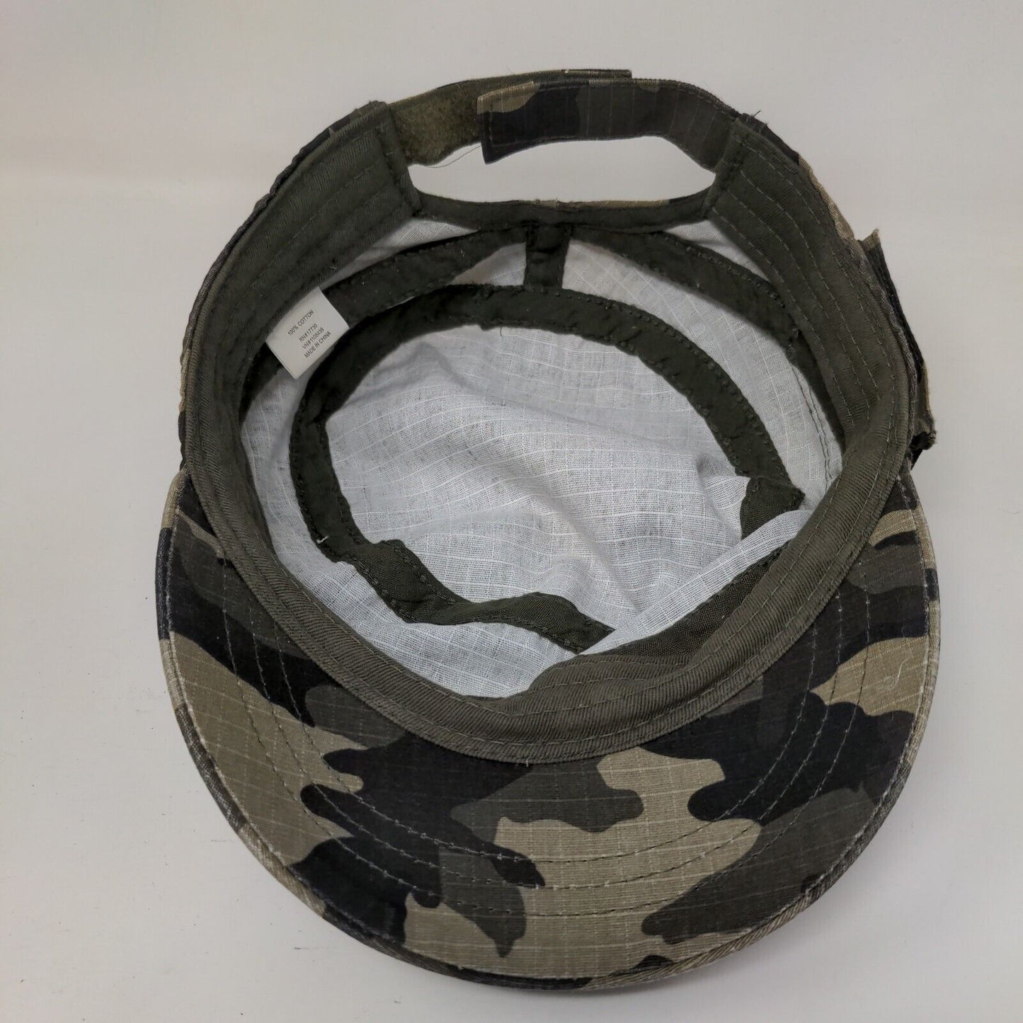 Unbranded Cadet Army Cap Camouflage One Size Adjustable Lightweight Blank