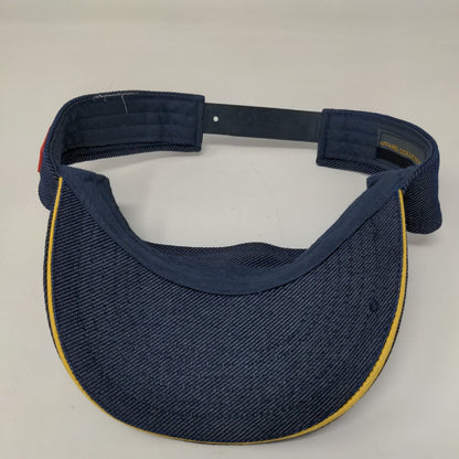 McDonalds Snapback Sunvisor Blue One Size Adjustable Employee Crew Cap