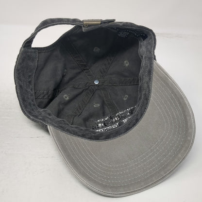 Port Authority Gray One Size Baseball Cap Acid Wash Slideback Accountant Hat