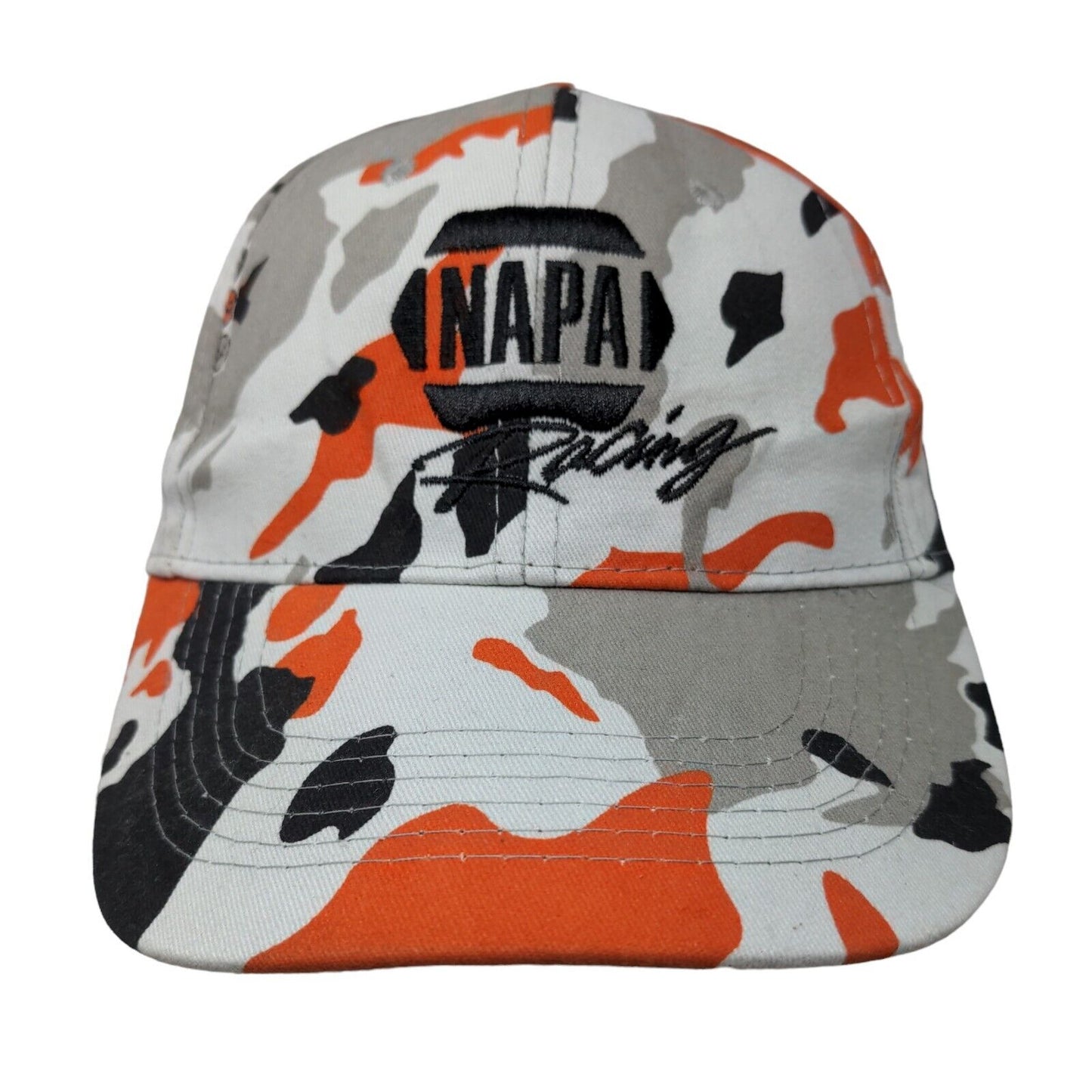 Napa Racing Men's Strapback Camo Hat OSFM Embroidered Logo Colorful Cotton