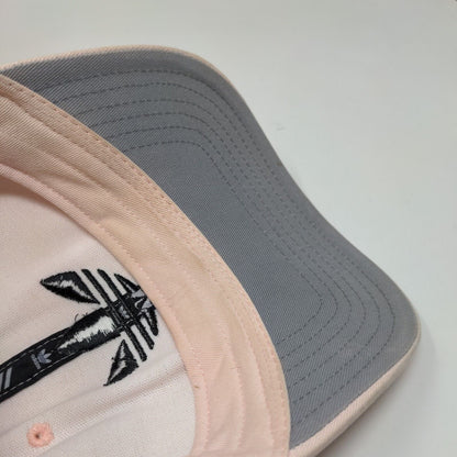 Adidas Trefoil Snapback Hat Pink OSFM Embroidered Adjustable 6 Panel