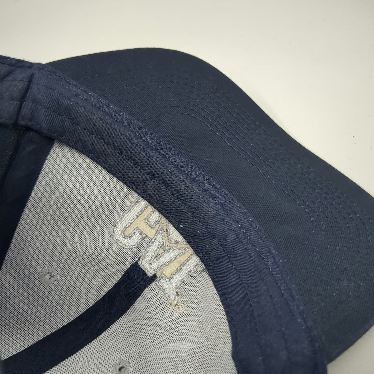 Caterpillar Baseball Cap Blue One Size Strapback CAT Logo Embroidered Work Hat