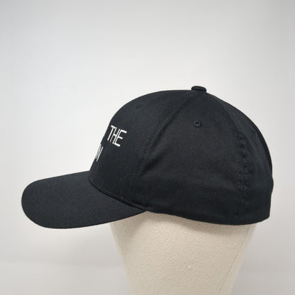 Under The Sun Fitted Hat Black L-XL Embroidered Stretch Flexfit Yupoong