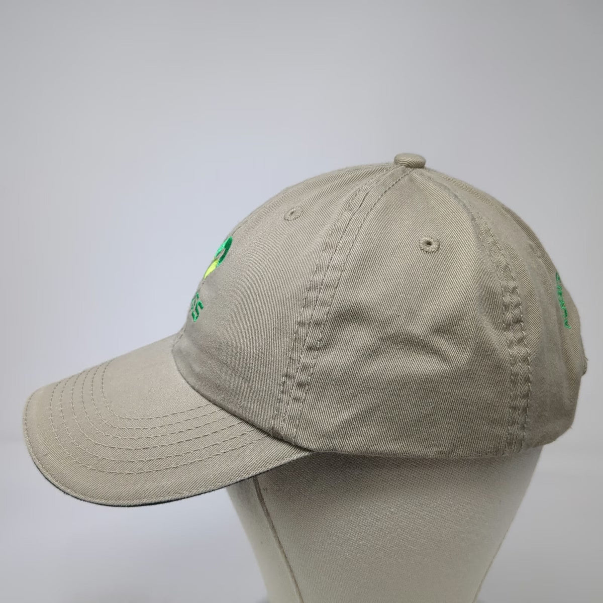 Port & Company Baseball Cap Beige One Size FOSS Embroidered Strapback Hat