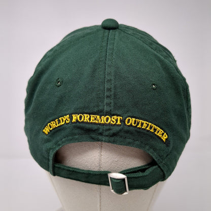 Cabela's Slideback Hat Green OSFA Adjustable World's Foremost Outfitters