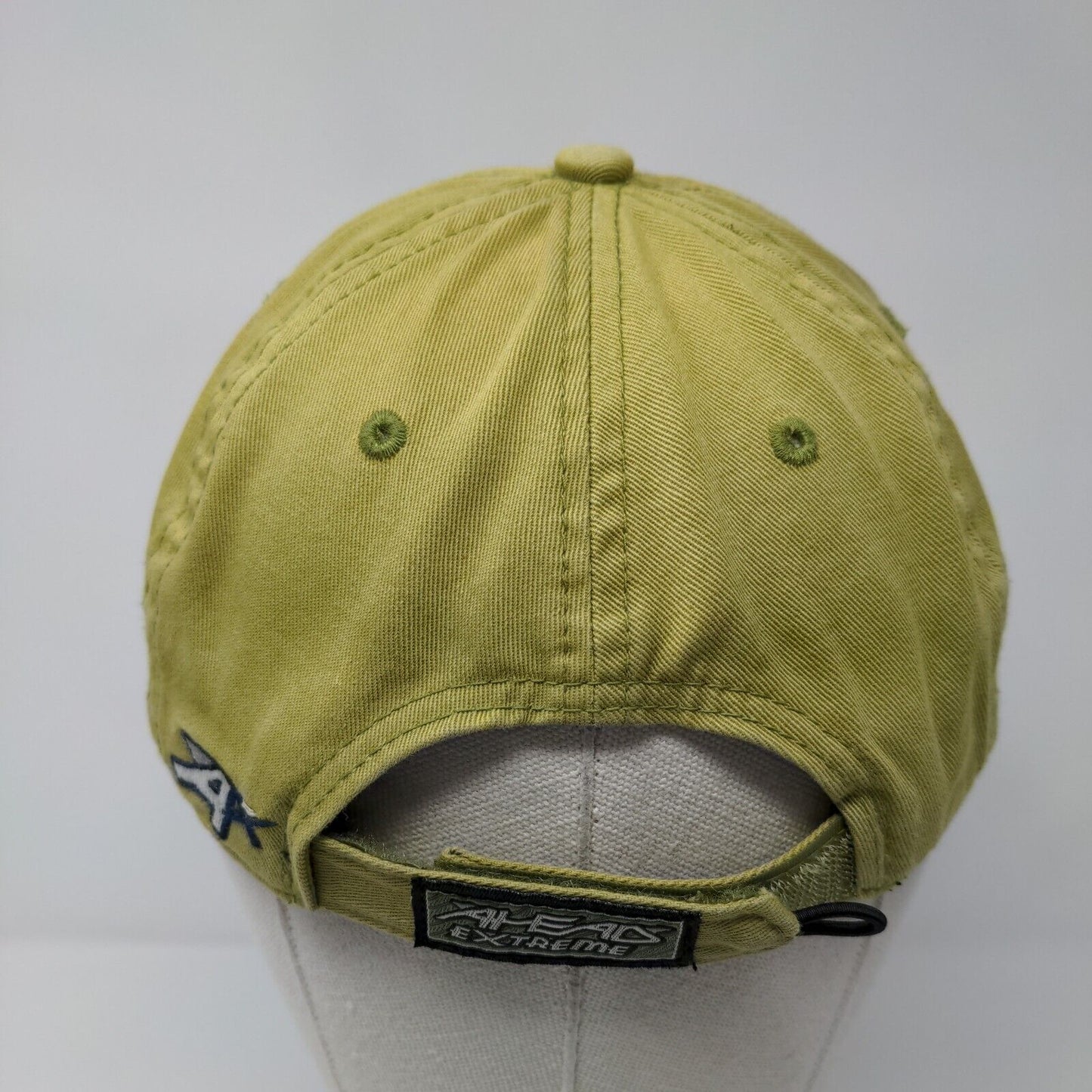 Bogus Basin Idaho Strapback Hat Green OSFA Extreme Fit 6 Panel Ahead