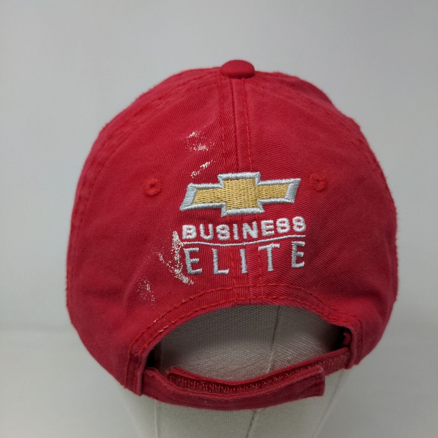 Otto Collection Men's Strapback Hat Red OSFM Lachman Commerical Chevrolet