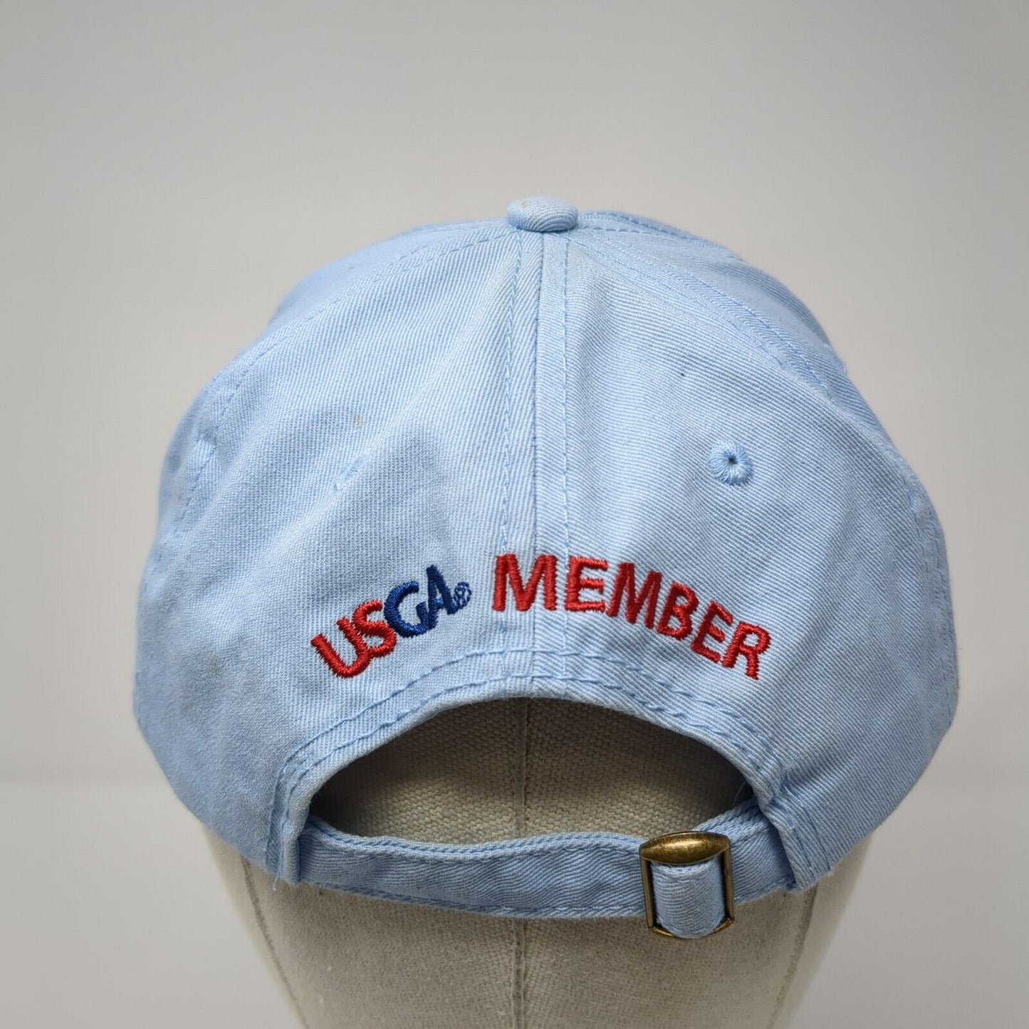 U.S. Open Pebble Beach USGA Member Slideback Hat Blue OS Adjustable Embroidered