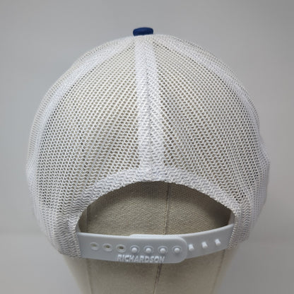 Eds Staub & Sons Trucker Hat Blue OS Adjustable Embroidered Mesh Back Richardson