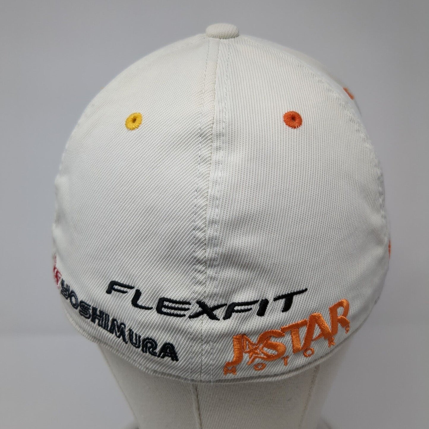 32 7 Suzuki Yoshimura J Star Motor 210 Fitted Hat White 7 1/4-7 5/8 Flexfit
