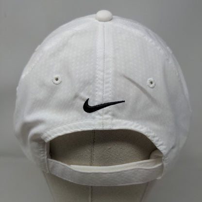 Nike Golf Strapback Hat White OSFM Adjustable Solid Heritage86 Dri-Fit