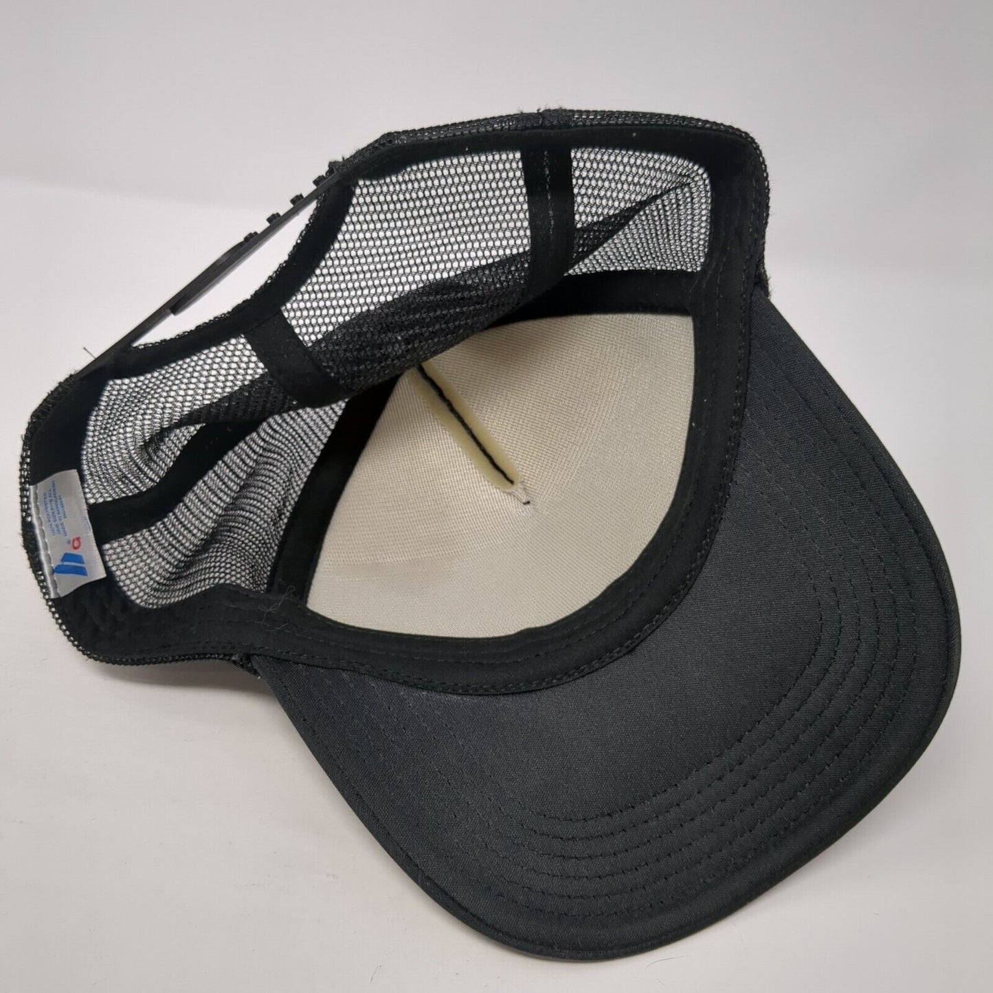 Wildflower Snapback Trucker Hat Black One Size Adjustable 6 Panel Mesh Back