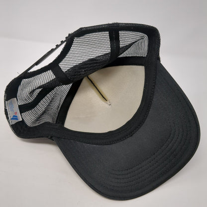 Wildflower Snapback Trucker Hat Black One Size Adjustable 6 Panel Mesh Back