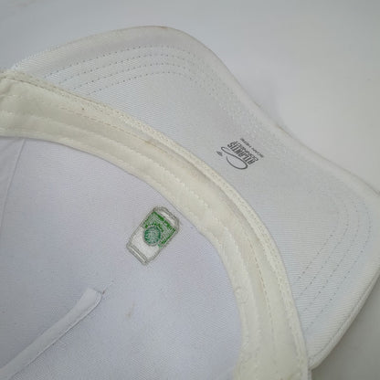 Spindrift Trucker Hat White One Size Mesh Back Snapback Recycled Polyester