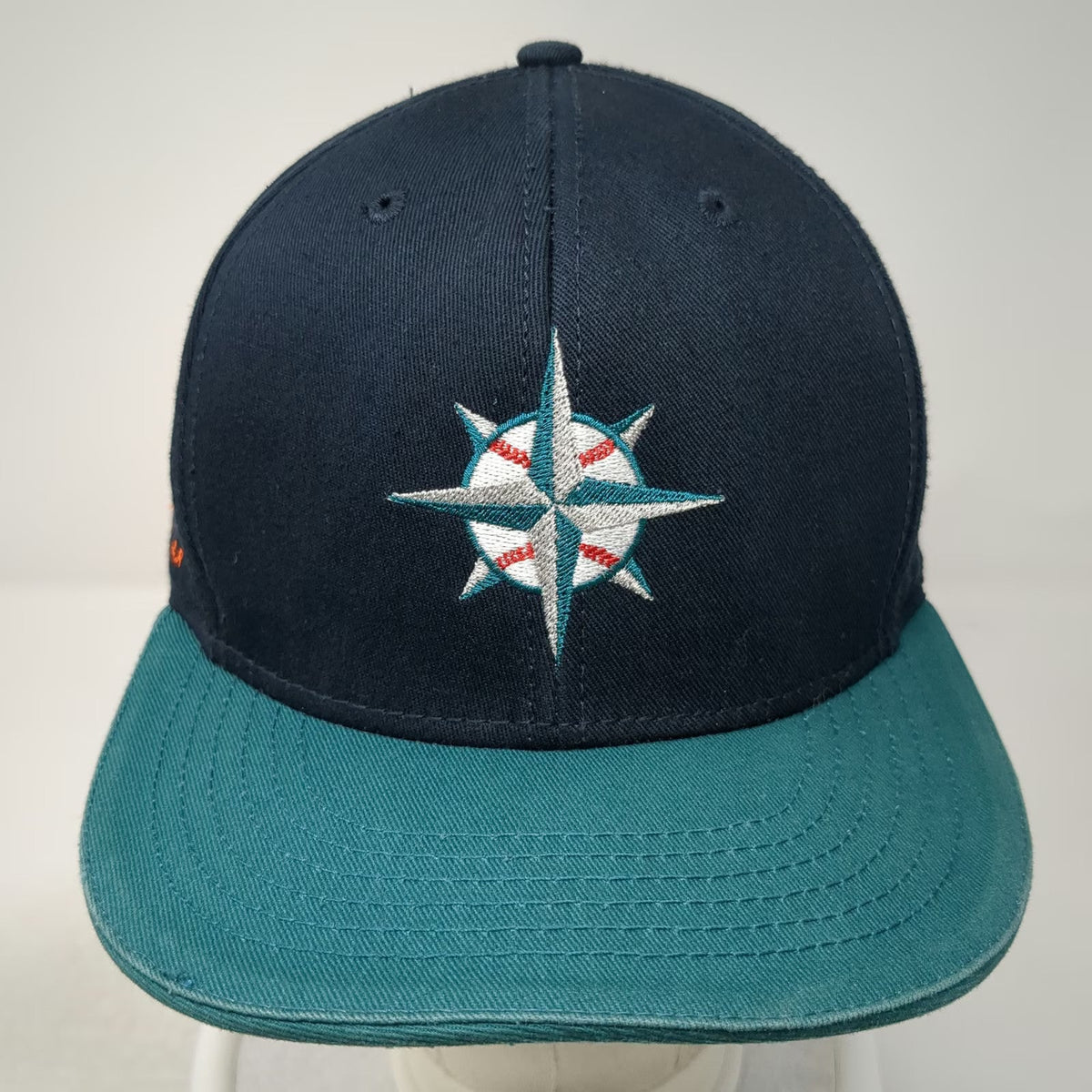 Seattle Mariners MLB Braksissen Snapback Hat Blue Green One Size Vizzy Seltzer